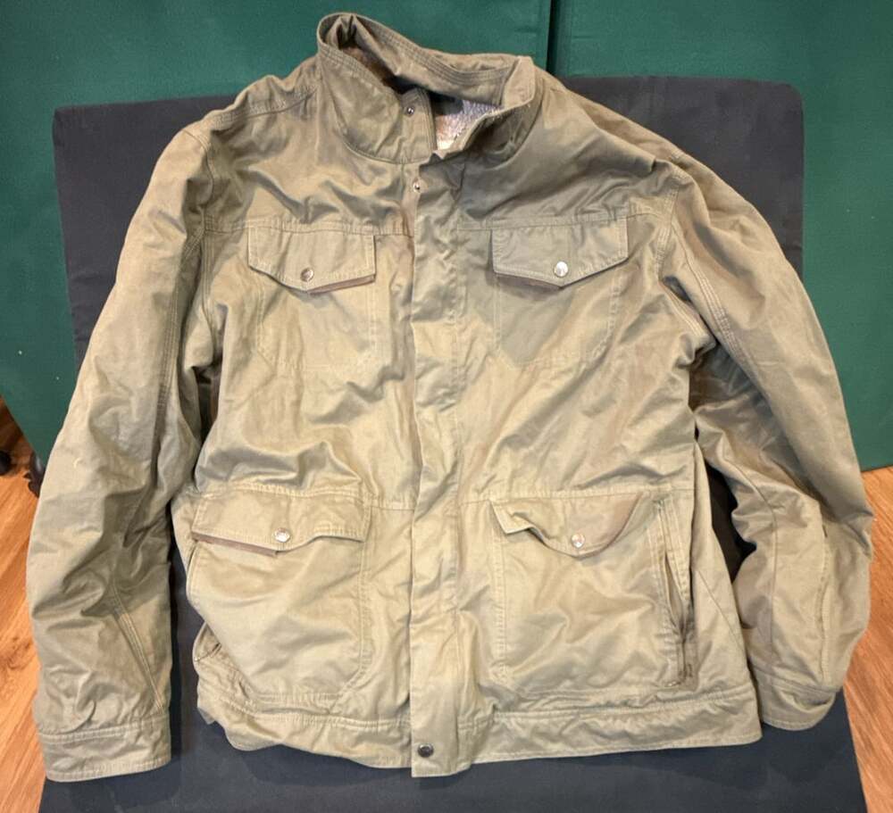 Dakota Grizzly Field Jacket Olive Green Sherpa Lined Utility
